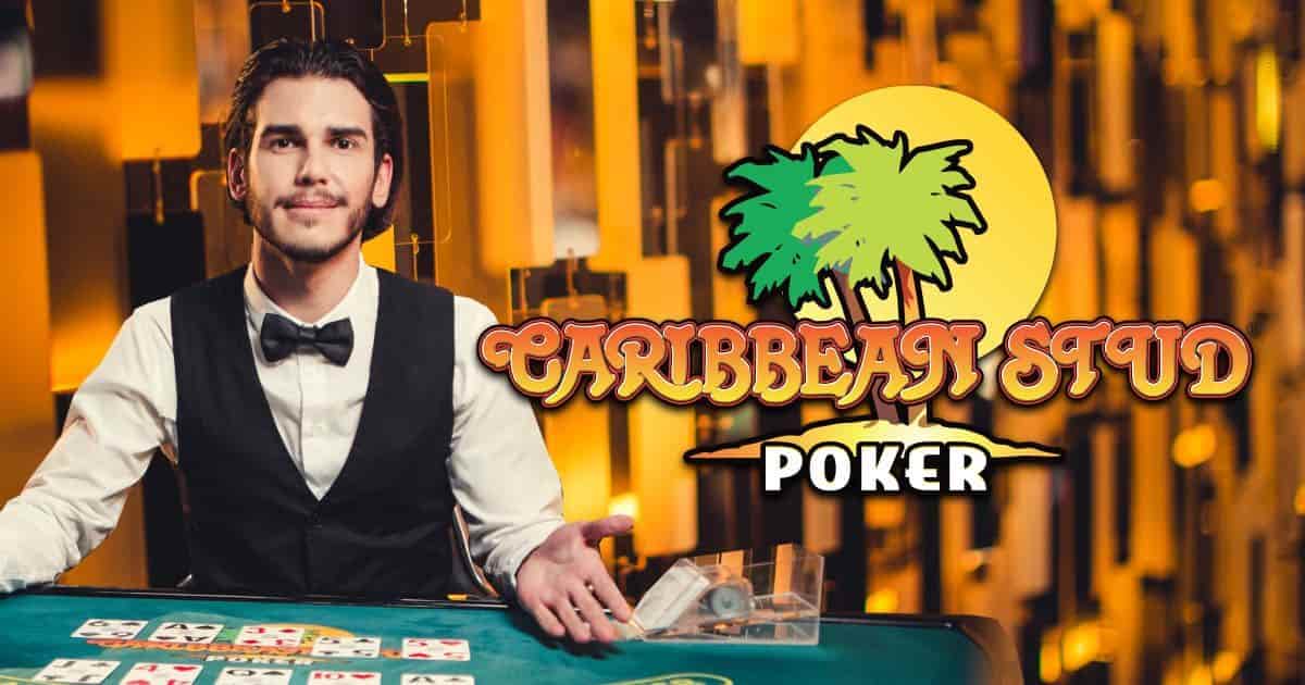 Caribbean Stud Poker by Evolution, showcased at skycrown-com.com – game logo