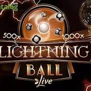 Lightning Ball slot visual from Evolution available on skycrown-com.com